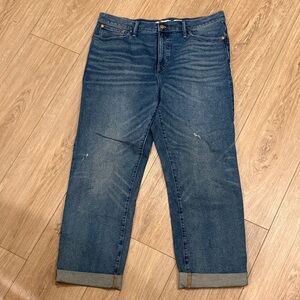 Madewell Kahara denim the tail straight jean
